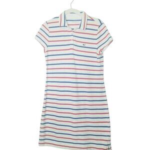 Vineyard Vines Women S Striped Polo Dress Red White Blue Cotton Preppy Old Money